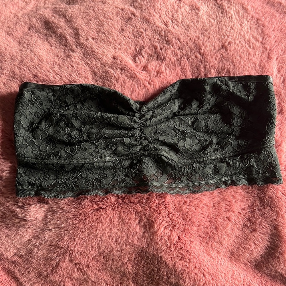 Aerie Strapless Grey Bralette